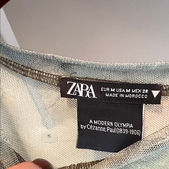 Zara Multicolor Artistic Print Bodysuit - Picture 2 of 6